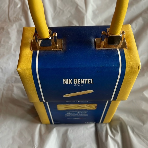 Nik Bentel Italian Pasta Bag. Vegan Hand Bag - Picture 15 of 17
